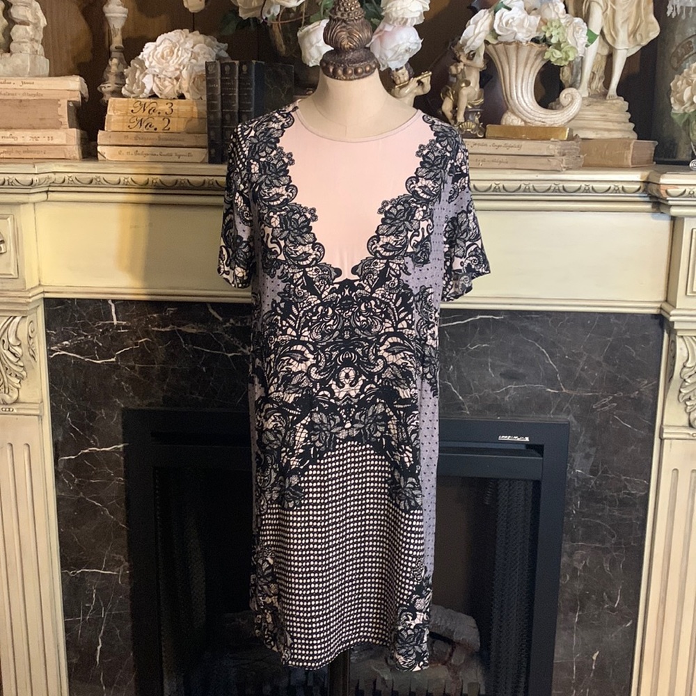 Express flowing sheath dress